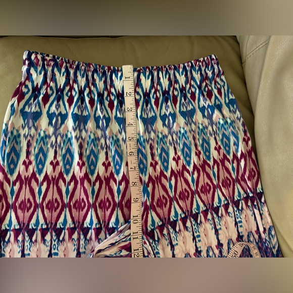 EUC CHICO’S Pastel Ikat Palazzo Pants - Picture 7 of 13